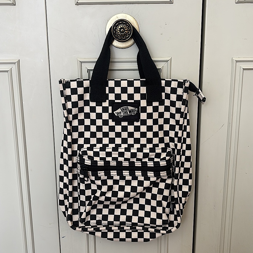 Vans Checkered Tote/ Backpack